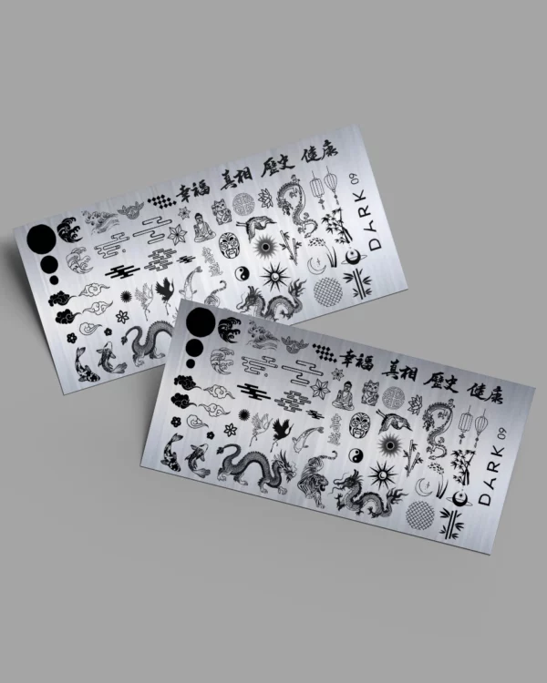 DARK Plate for stamping 09
