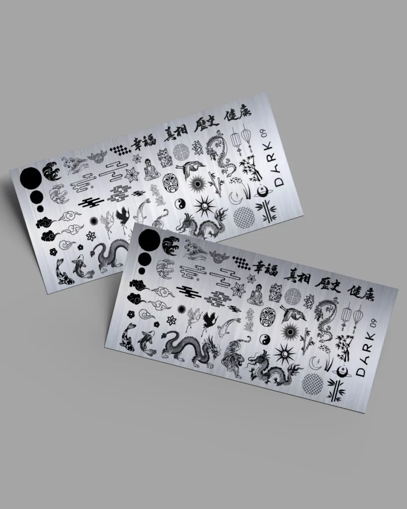 DARK Plate for stamping 09