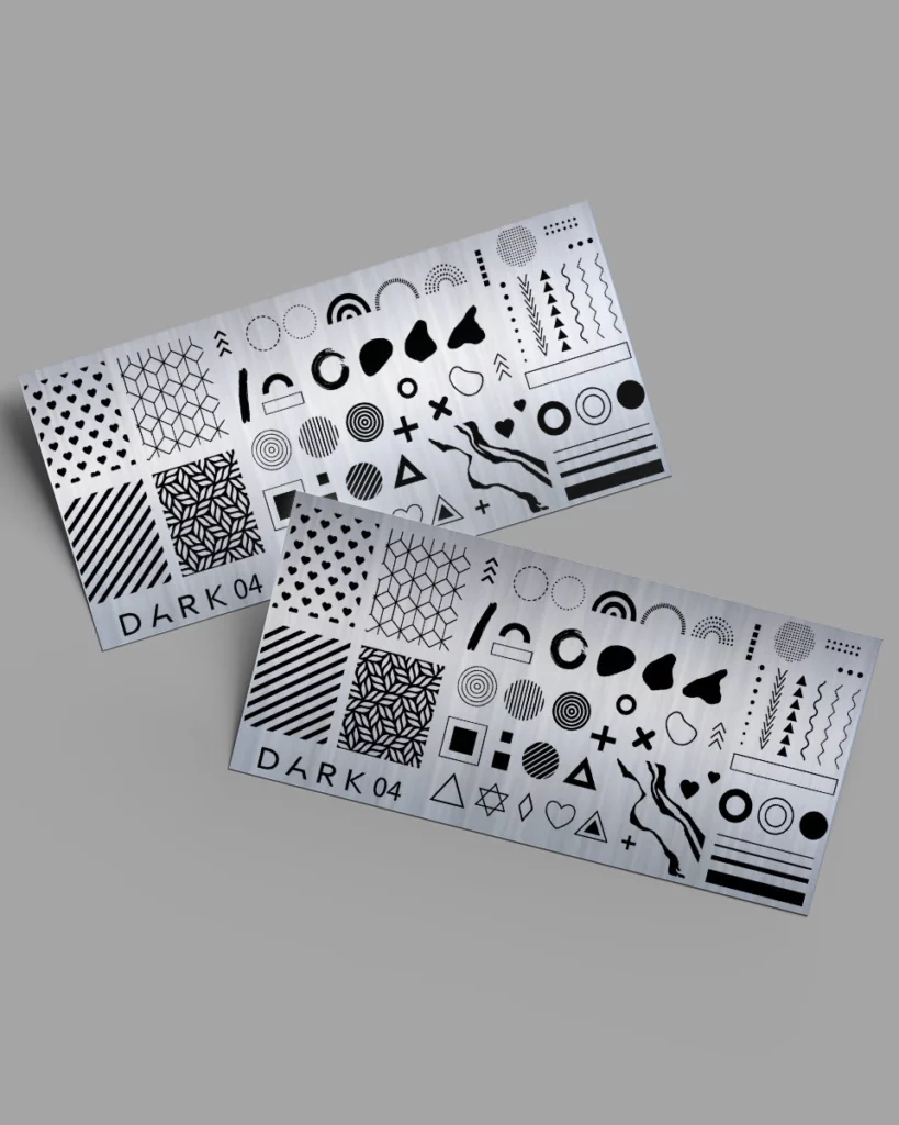 DARK Plate for stamping 04