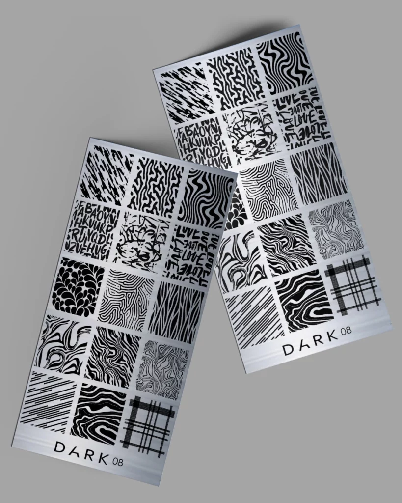 DARK Plate for stamping 08