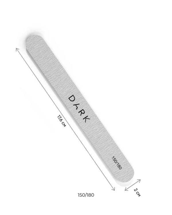 DARK Set of files — oval on foam grey, 25 pcs (150/180 grit)