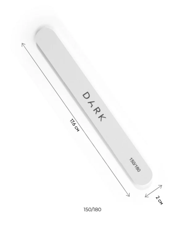 DARK Set of files — oval on foam white, 25 pcs (150/180 grit)