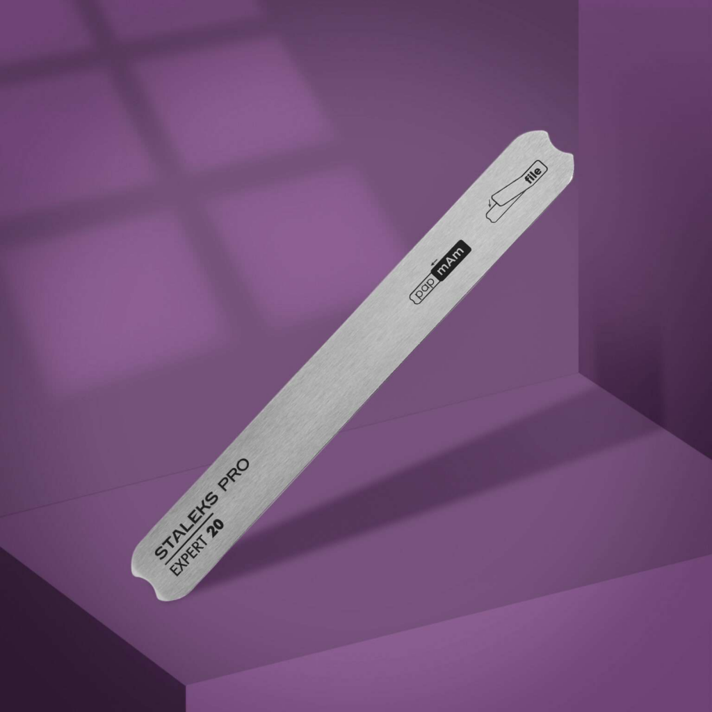 Staleks Pro EXPERT 20 Straight Metal File Base