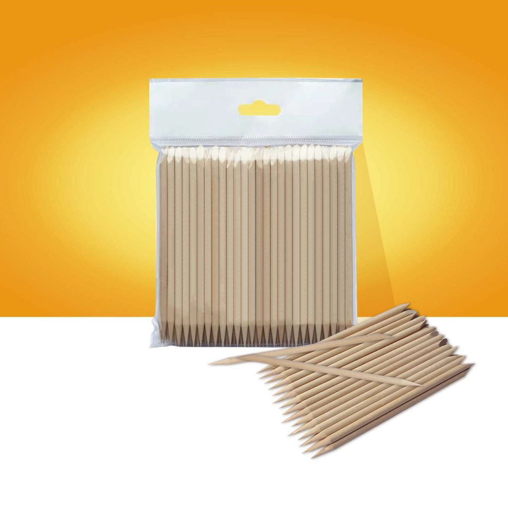 EXPERT Professional Orange Wood Sticks – 110 mm (50/100pcs)