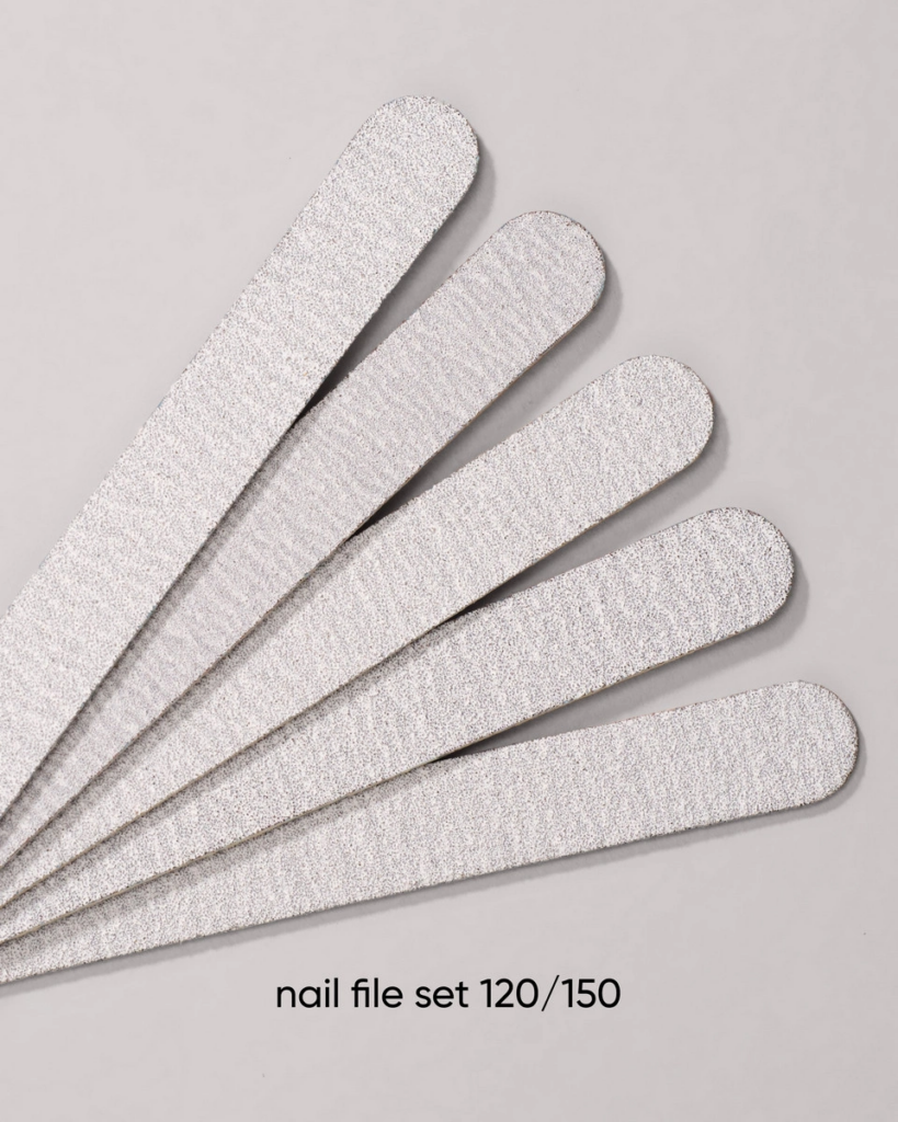 Dark Disposable nail file set, 50 pcs (120/150 grit)