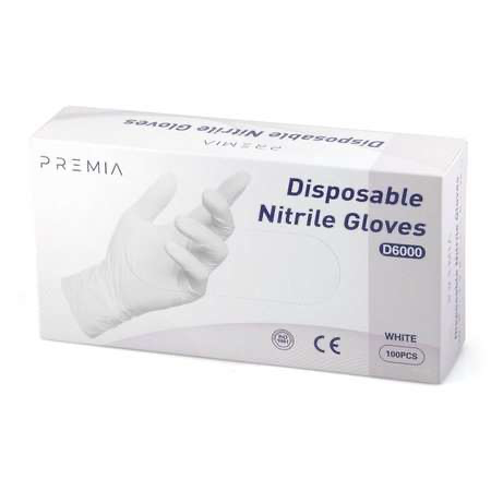 Strong & Thick White Nitrile Gloves | Optimal Protection for Laser & IPL Treatments