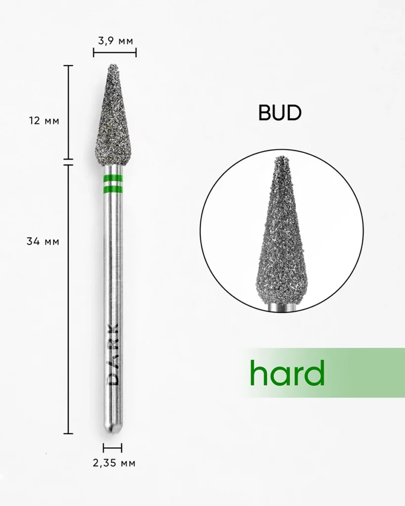 DARK nail drill bit Brunka (Green)