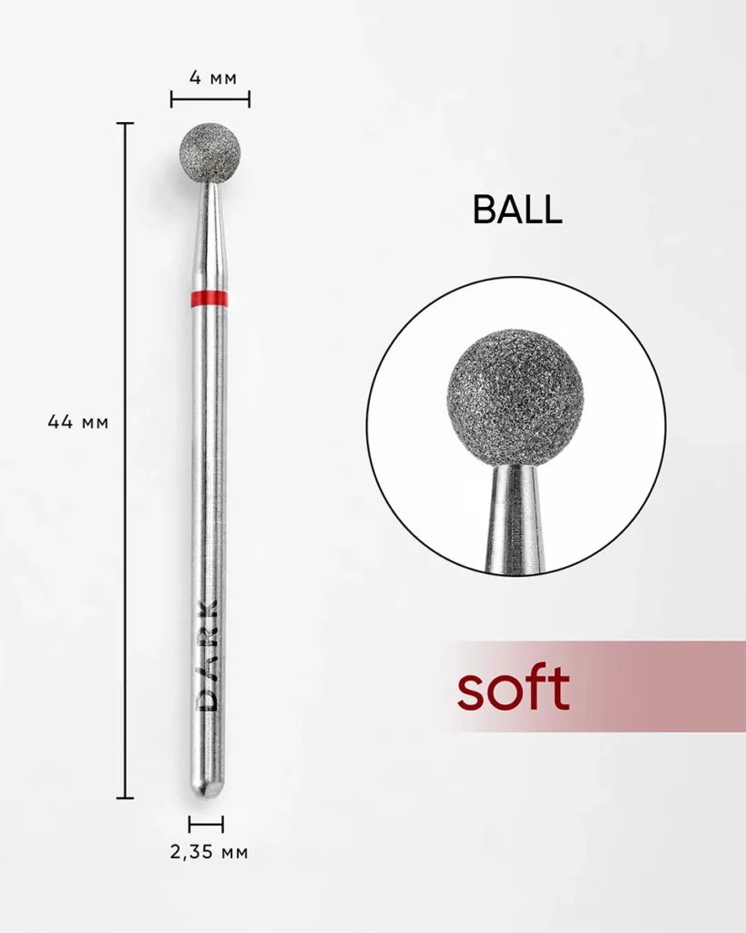 DARK nail drill bit Ball