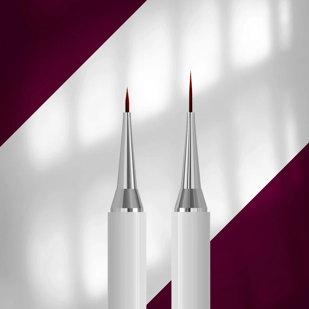 STALEKS EXCLUSIVE 01/11 Double-sided liner brush 7 mm / for gel 12 mm