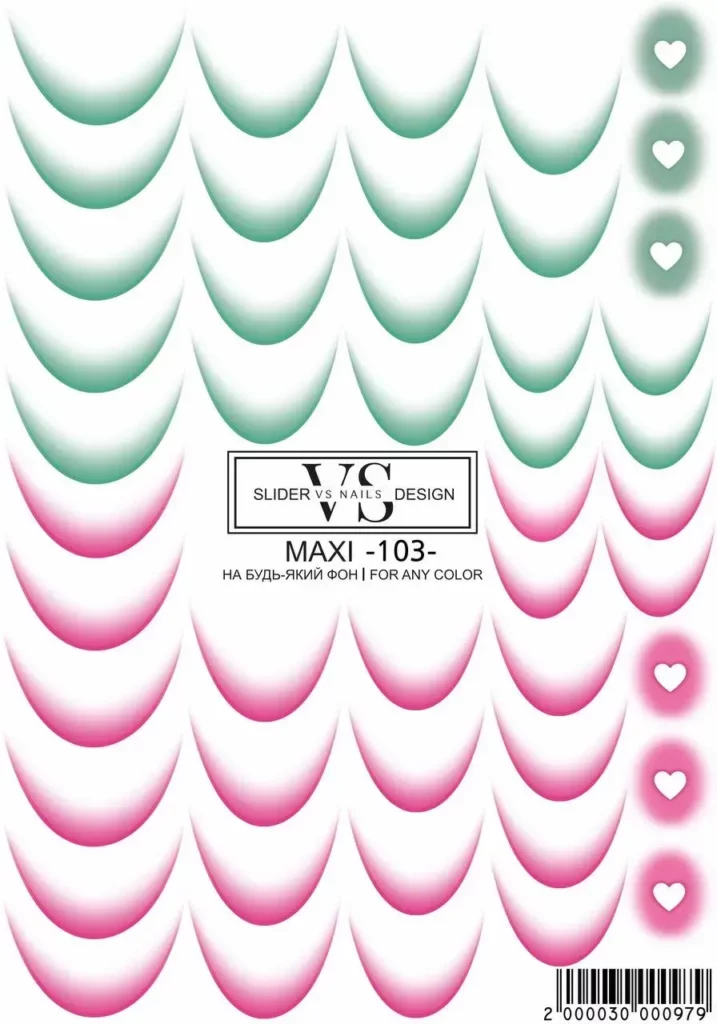 Slider design Nails MAXI -103