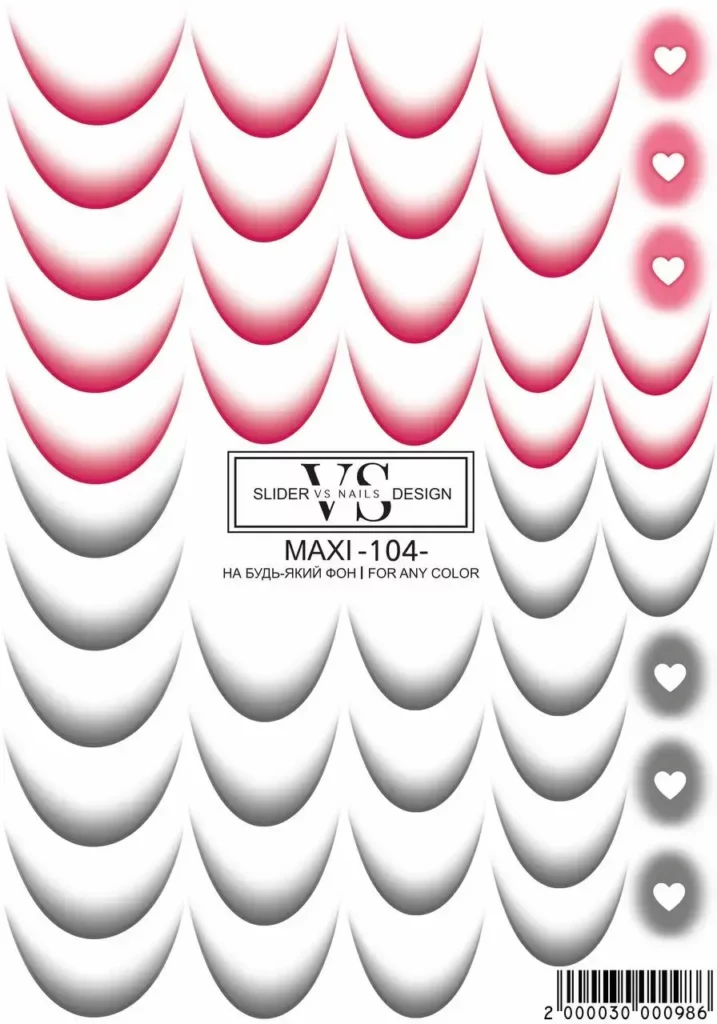 Slider design Nails MAXI -104