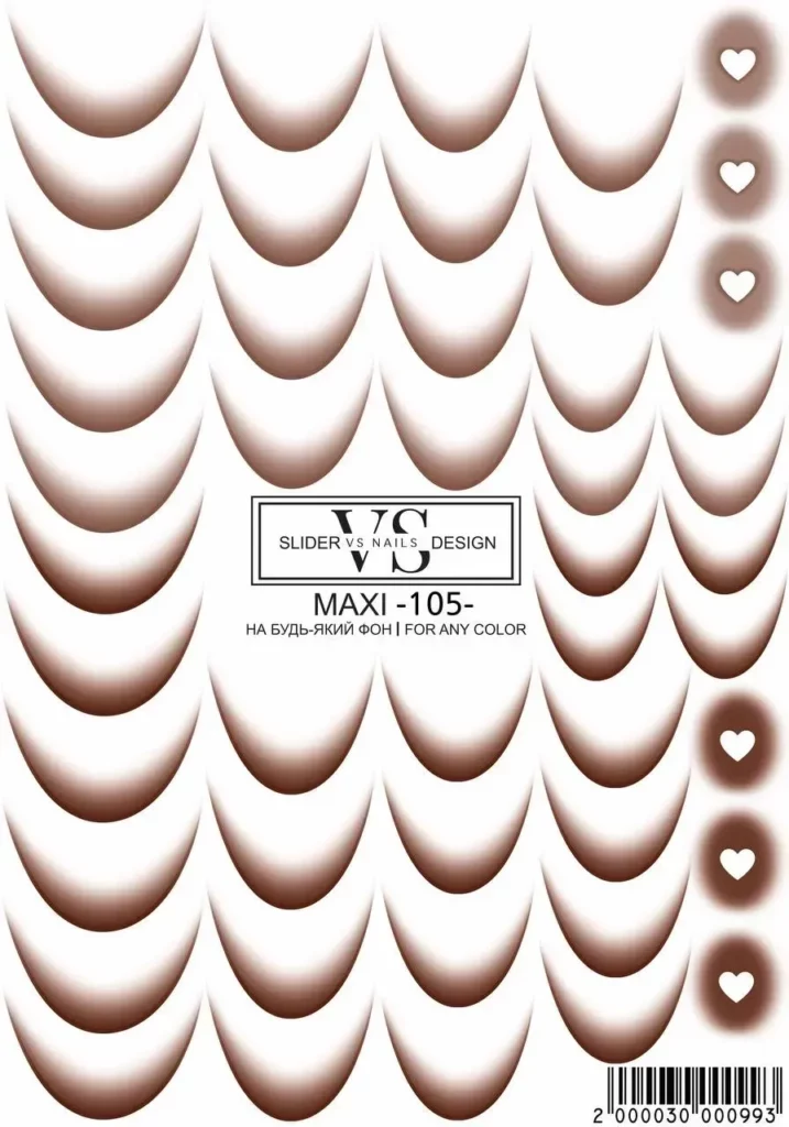Slider design Nails MAXI -105