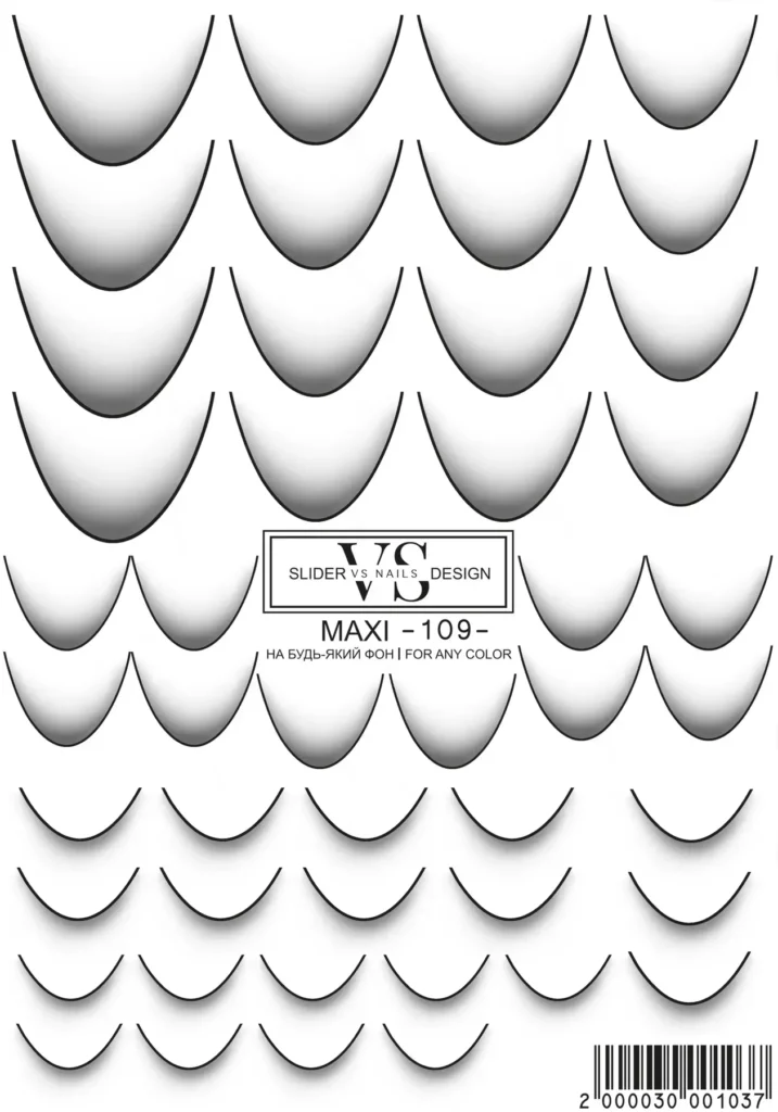 Slider design Nails MAXI -109