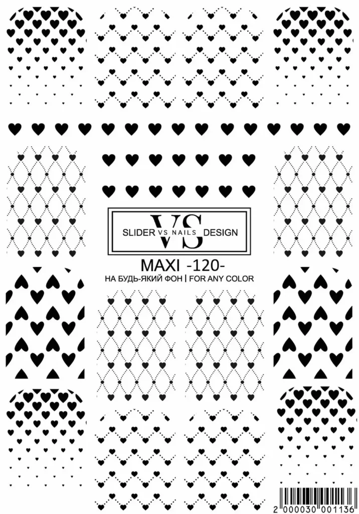 Slider design Nails MAXI -120