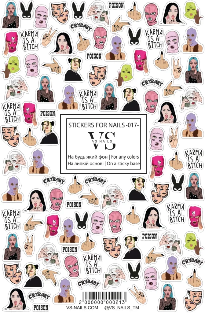 Stickers for nails - 017