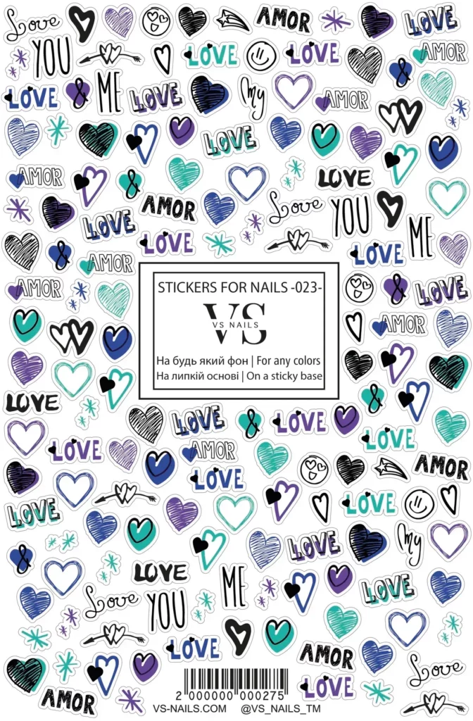Stickers for nails - 023